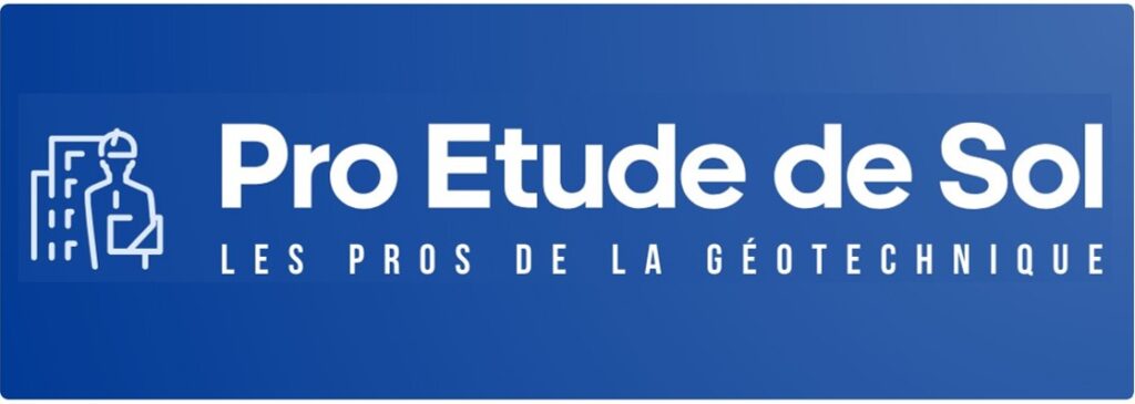 Logo pro etude de sol - bureau etude geotechnique etude de sol G1 G2 G5 maison individuelle et batiment